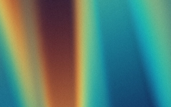 A colorful, pixelated image with a mix of blue, green, yellow, orange, and red hues