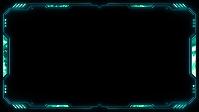 Tech Neon Seamless Motion Background Gaming Streaming Overlay