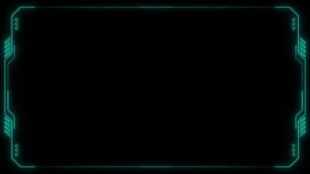 Tech Neon Seamless Motion Background Gaming Streaming Overlay