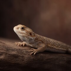Fototapeta premium bearded dragon reptile exotic pet wildlife concept