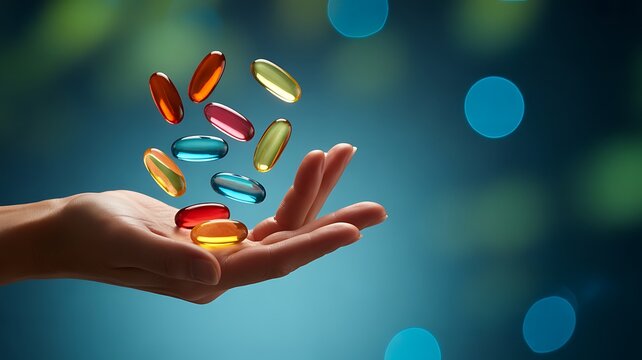 Person Holding Handful of Pills