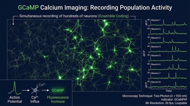 GCaMP Calcium Imaging of Neural Population Activity