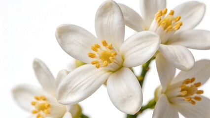 Fototapeta premium White flowers with yellow centers