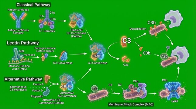 Complement System Pathways in Immune Response