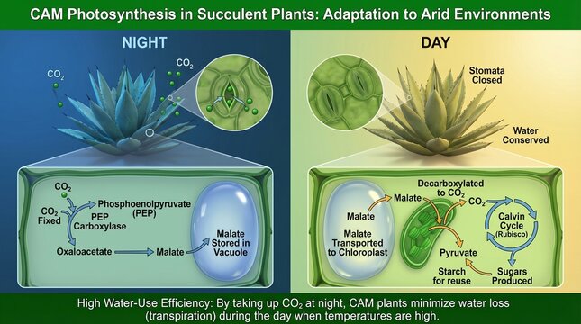 CAM Photosynthesis in Succulent Plants