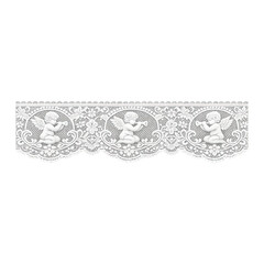 Obraz premium PNG Ornate cherub lace border design.