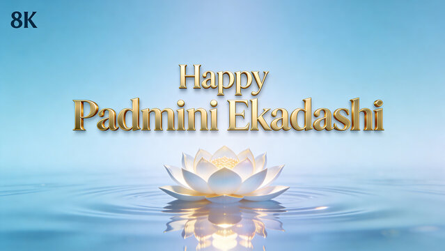 Padmini Ekadashi is a sacred fasting day dedicated to Lord Vishnu, symbolizing devotion, purity, and spiritual discipline.