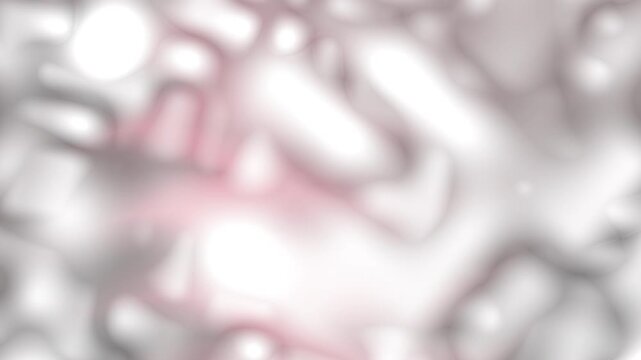 Blurred image captures pink and white lights, perfect background for presentations, social media posts, or website banners creating a dreamy ambience.