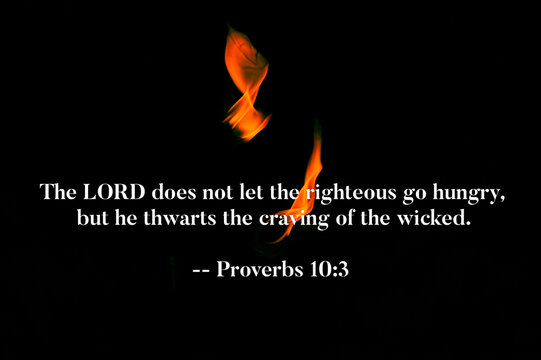 Proverbs 10 3