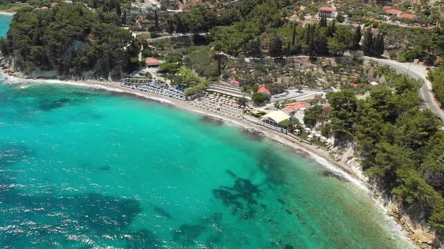 Lemonakia beach in Samos island, Greece