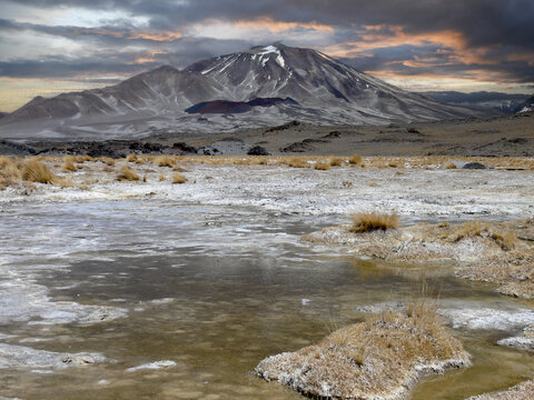scenic mountain at Ruta de los Seismiles in Argentina