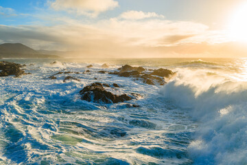 Fototapeta premium Atlantic Ocean, Fuerteventura, Canary Islands, Spain