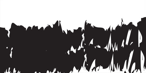 Fototapeta premium Curved Brush Stroke . Vector Logo Design Template . Twirl Grunge Shapes . Trace of mascara.