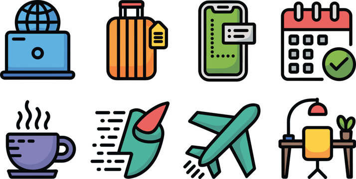 Modern chat interface UI design with messaging bubbles notification elements clean app layout vector template