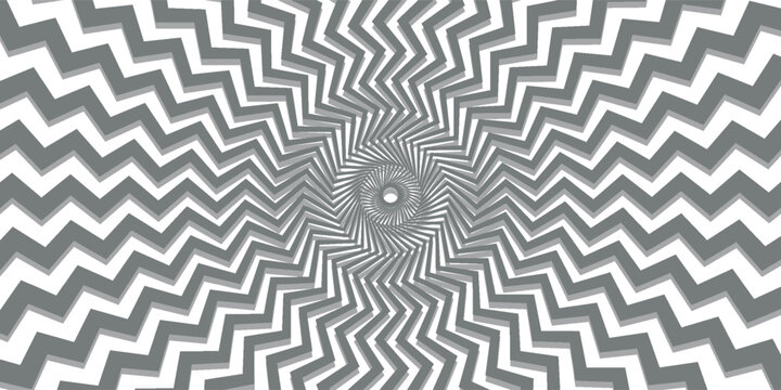 abstract grey swirl spiral zig zag background vector design