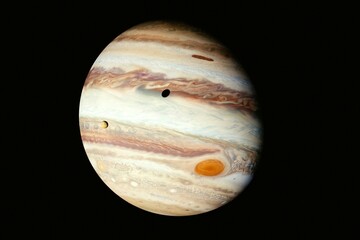Jupiter planet, astronomy image, gas giant, space exploration © Anis