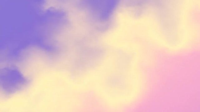Vibrant pastel colored cloudy sky background.