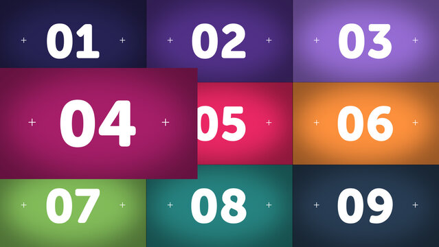 Multiscreen Transitions HD X9 08 &ndash; Fast Nine Screen Panel Transitions, Modern Video Wall Animation for Broadcast, Social Media and Presentation Content