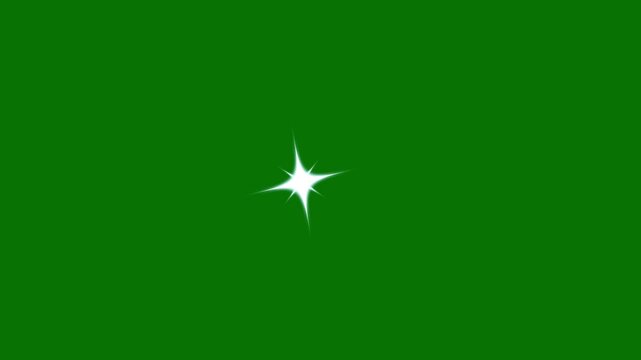 twinkling Star animation green screen falling sparkling stars background.Dreamy Starry Night Background with Sparkling Lights A celestial spectacle unfolds with blinking and glowing stars 4k video
