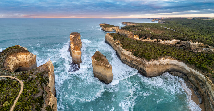 Loch ard gorge in Great ocean road, Australia