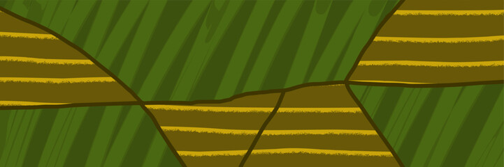 Pattern abstract plantation with field view farm and agriculture vineyard top. © Alyona_Uvarova