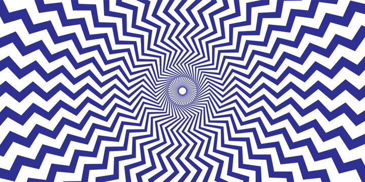 abstract blue swirl spiral zig zag background vector design