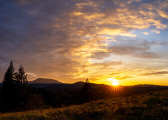Sunset at Fitton Green Natural Area. Corvallis, Oregon. © PKZ