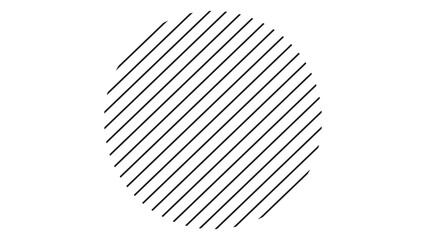 Black and white diagonal lines circle pattern with line art stripe pattern diagonal background minimalist abstract decoration geometric contrast monochrome creative concentric scribble © Tajul Islam