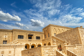 Exterior view of Mor Gabriel Monastery in Mardin, highlighting ancient Syriac architecture and cultural heritage © aselight