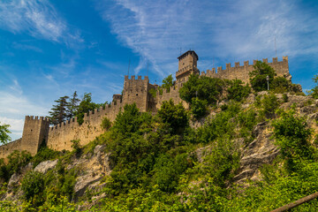 Obraz premium The Guaita, also known as the Rocca in San Marino