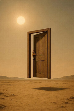 Desert door to nowhere