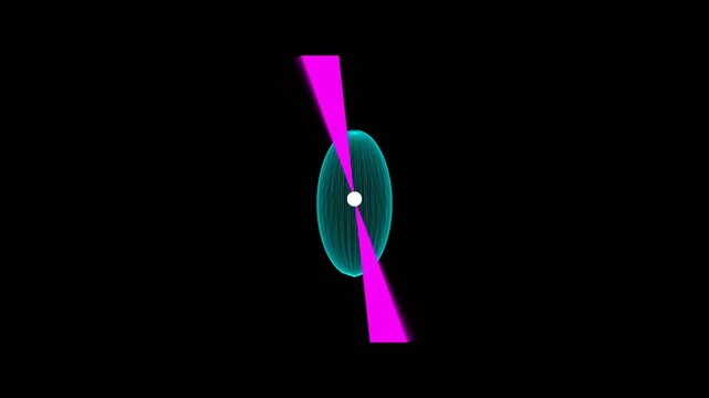 Pulsar Emission: Cosmic Jets and Rotating Magnetic Fields in Space