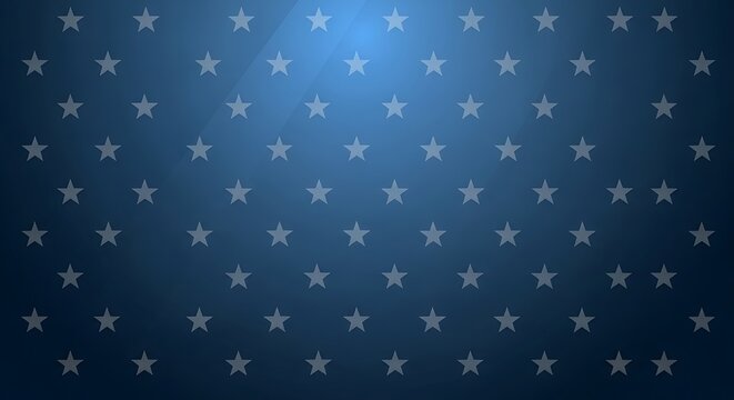 Dark blue background with a pattern of small gray stars and a beam of light