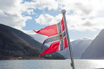 croisiere sur le aurlandsfjord entre flam et Gudvangen © bru greg