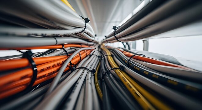 Network Cable Management, Data Center Server Room Wiring, Organized Technology Infrastructure