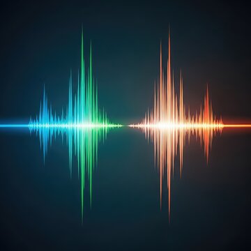 Digital waveform illustration showing a sudden flat spot, indicating a complete loss of signal or missing data frequency, oscilloscope, technology, loss