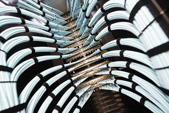 Network Cables in Data Center Racks