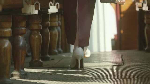 Vintage train interior with passengers and luggage, a journey through time