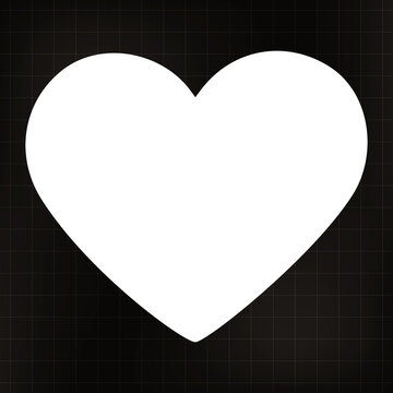 Geometric png design frame, black heart simple design, transparent background