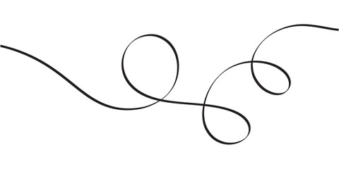 Swoosh vector. Hand drawn swoosh elements, and swoop underline typography tails shape in flat styles. Set of ribbons. Design concept element collection in eps 10. © StockSpectrum