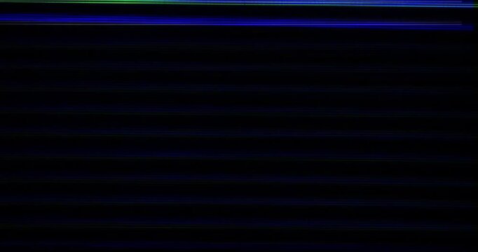 Broken Screen Damage with Digital Scanning Artifacts