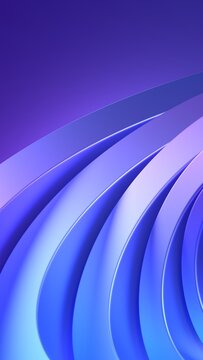 Abstract minimalist background design, vertical 3d render