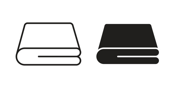 blanket icon pack on white background. logotype graphic design