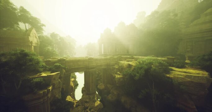 expansive canyon bridge under high sun, wide plateau and deep chasm framing narrow river below, ideal backdrop for outdoor adventure branding or travel hero