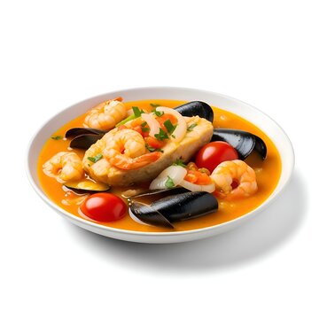 Bouillabaisse Seafood Soup &ndash; Elegant Studio Food Photography