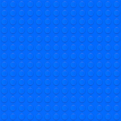 Realistic blue plastik constructor seamless pattern background. Vector texture illustration © boxerx