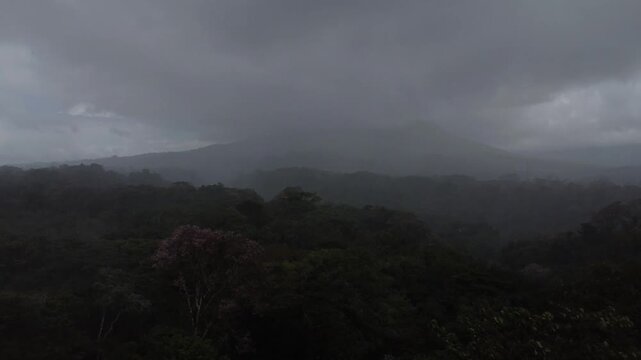 La Fortuna, Arenal Volcano, Costa Rica - aerial shots 