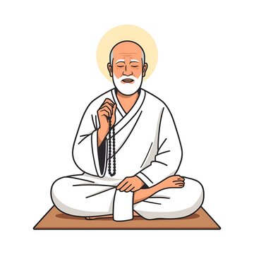 Kabir Jayanti celebration with a serene portrait of Kabir