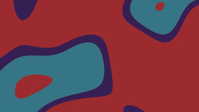 Abstract shapes in blue, purple, and rust colors suitable for backgrounds, digital art, design templates, and contemporary branding projects.