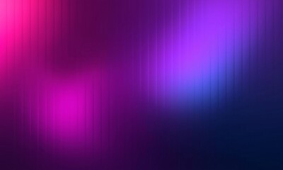 Obraz premium Vibrant Pink Magenta and Blue Purple Gradient Abstract Background with Vertical Light Streaks and Glowing Neon Bokeh on Dark Navy Background
